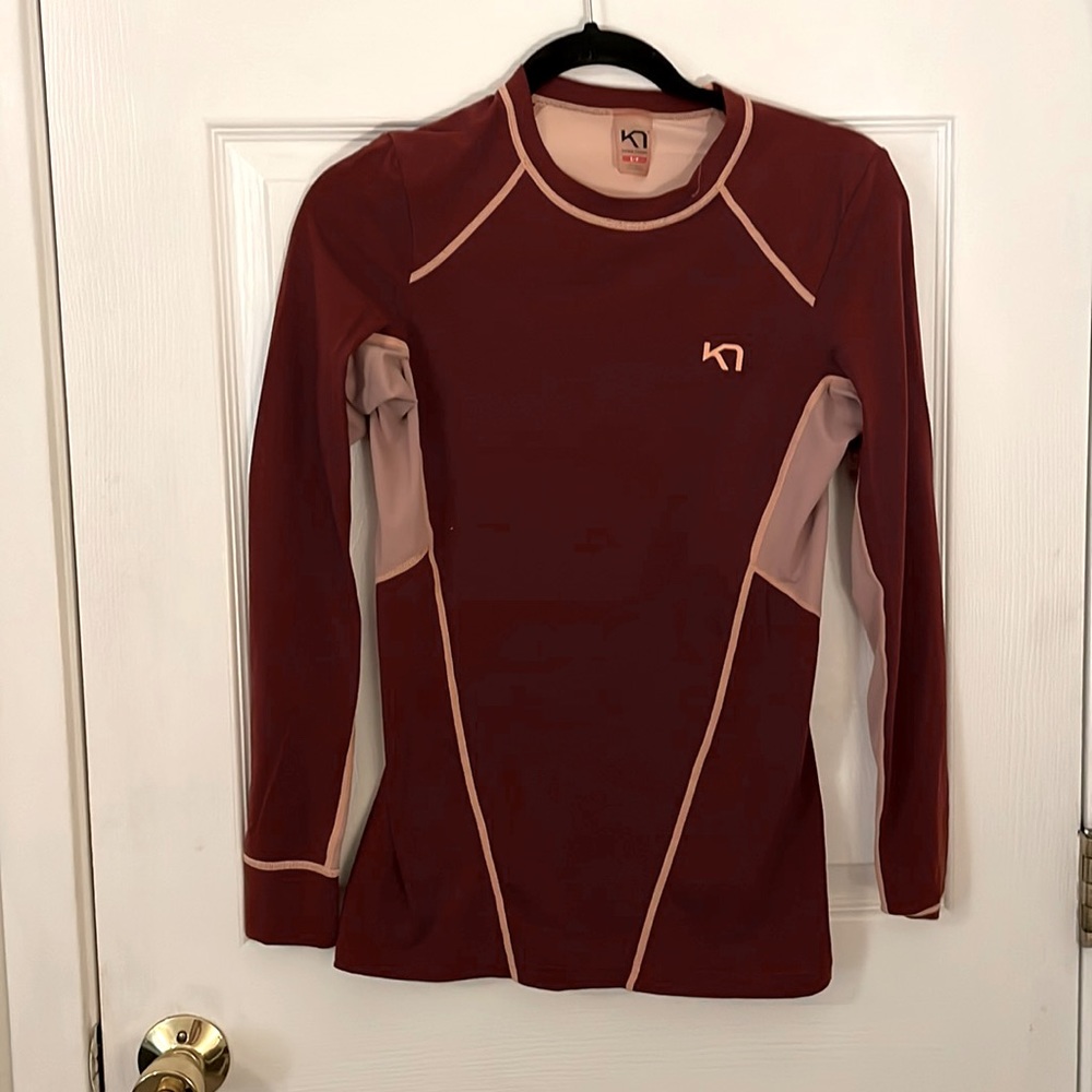 Kari Traa Maroon Base Layer